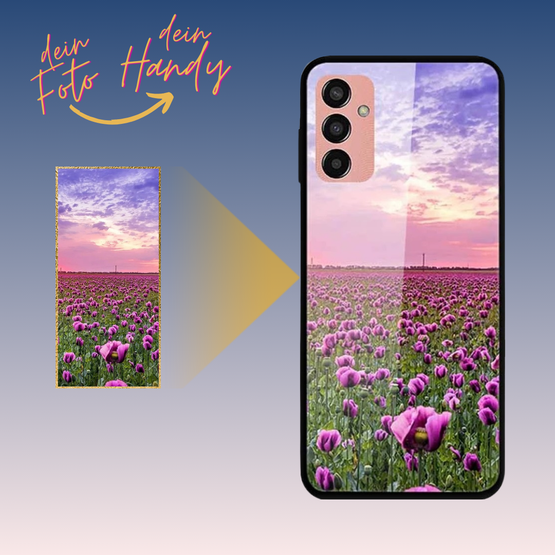 Chril - Huawei + Honor Serie Smartphone Schutzhülle Foto DIY gehärtetes Glas Case individuell - sale Jetzt im Angebot